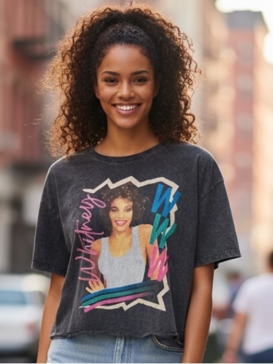 Whitney Houston Tops - Whitney Houston Graphic Tee